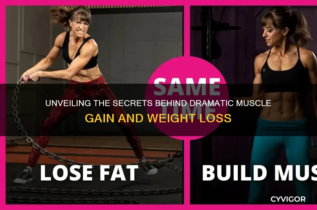 what causes forty lbs of muscle and weight loss