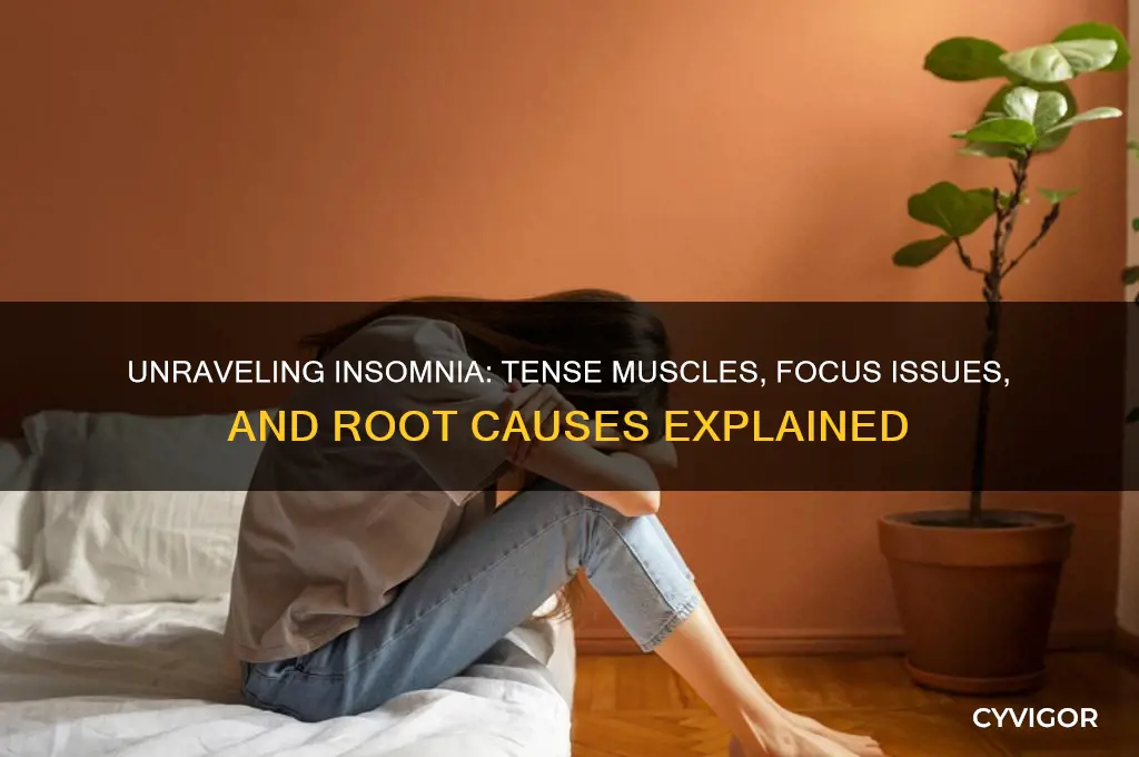 what causes insomnia tense muscles lack of focusing