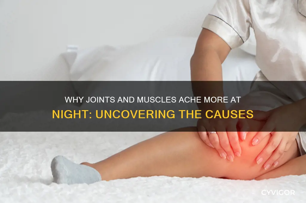 what causes joint and muscle pain at night