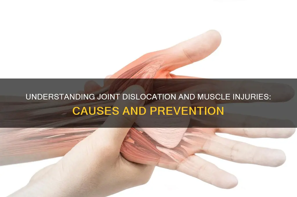 what causes joint dislocation and muscle