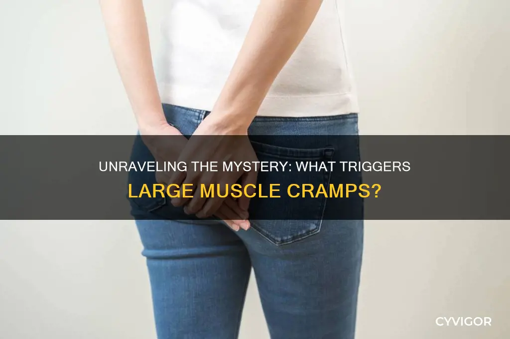 what causes large muscle cramps