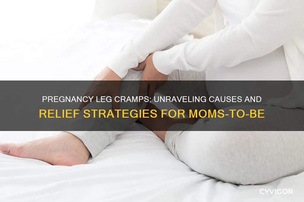 what causes leg muscle cramps during pregnancy