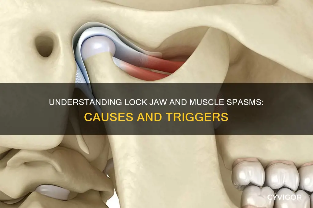 what causes lock jaw and muscle spasms