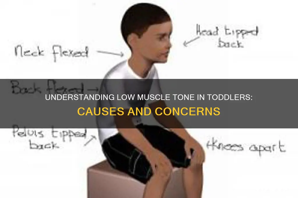 what causes low muscle tone in 3 year old