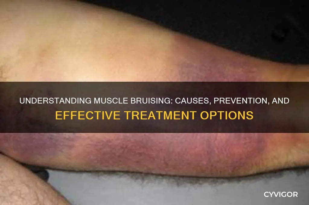 what causes muscle bruising