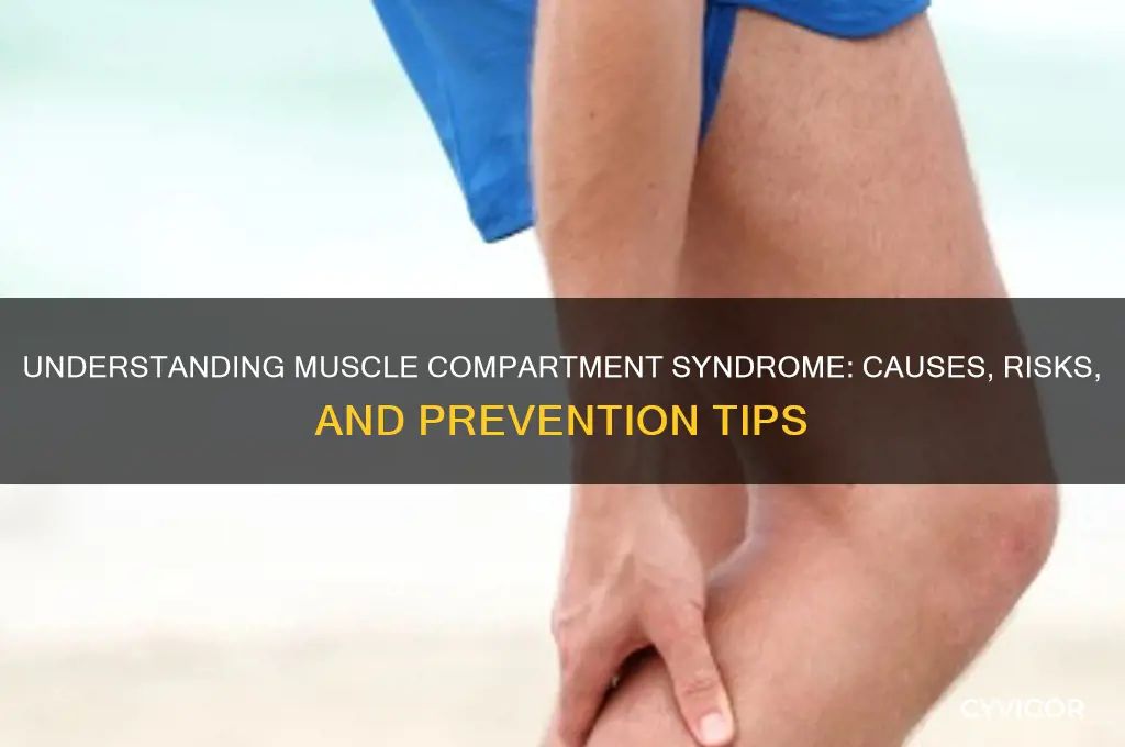 what causes muscle compartment syndrome