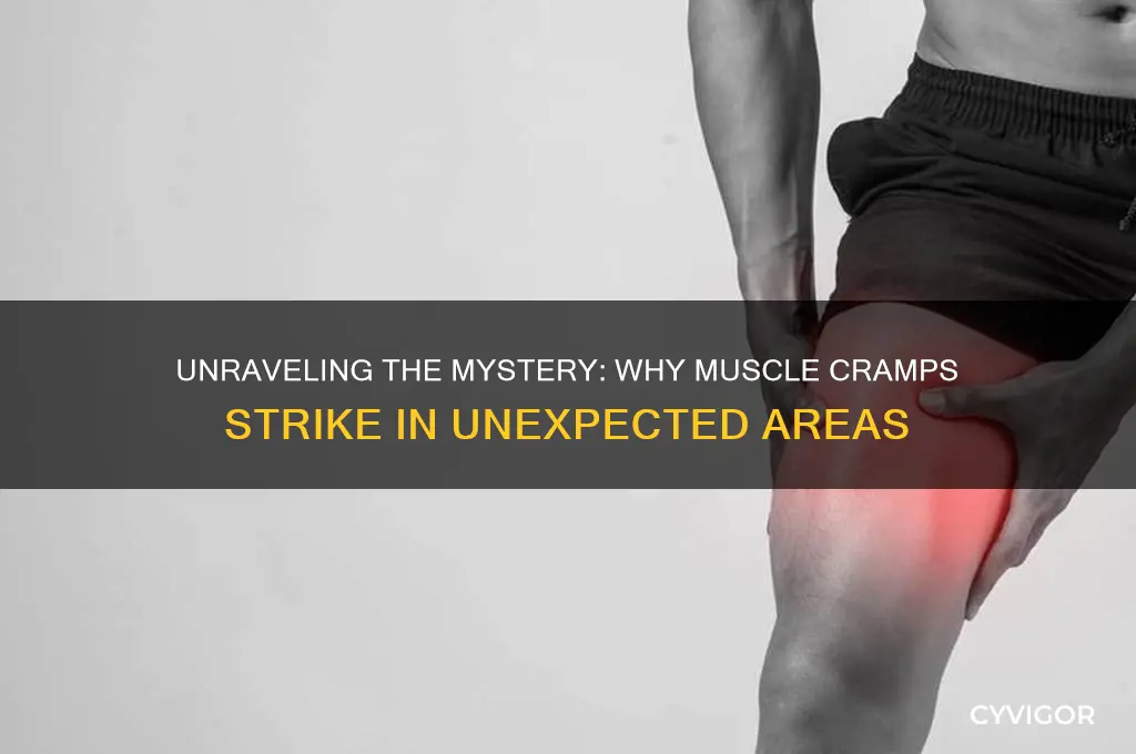 what causes muscle cramps in odd places