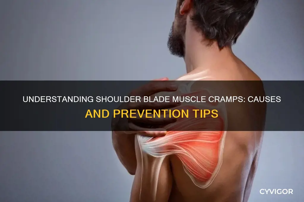 what causes muscle cramps in shoulder blades