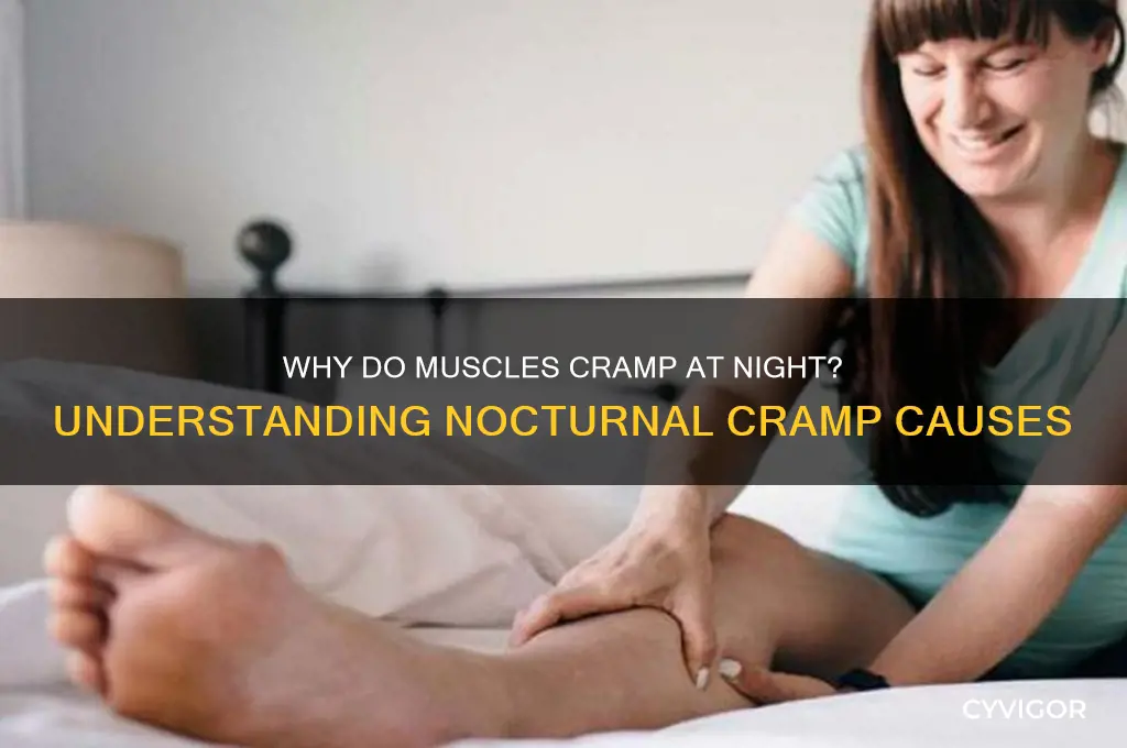 what causes muscle cramps when asleep
