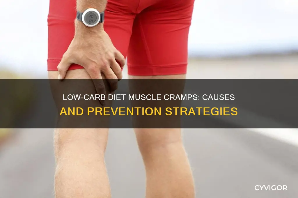 what causes muscle cramps when on low carb diet
