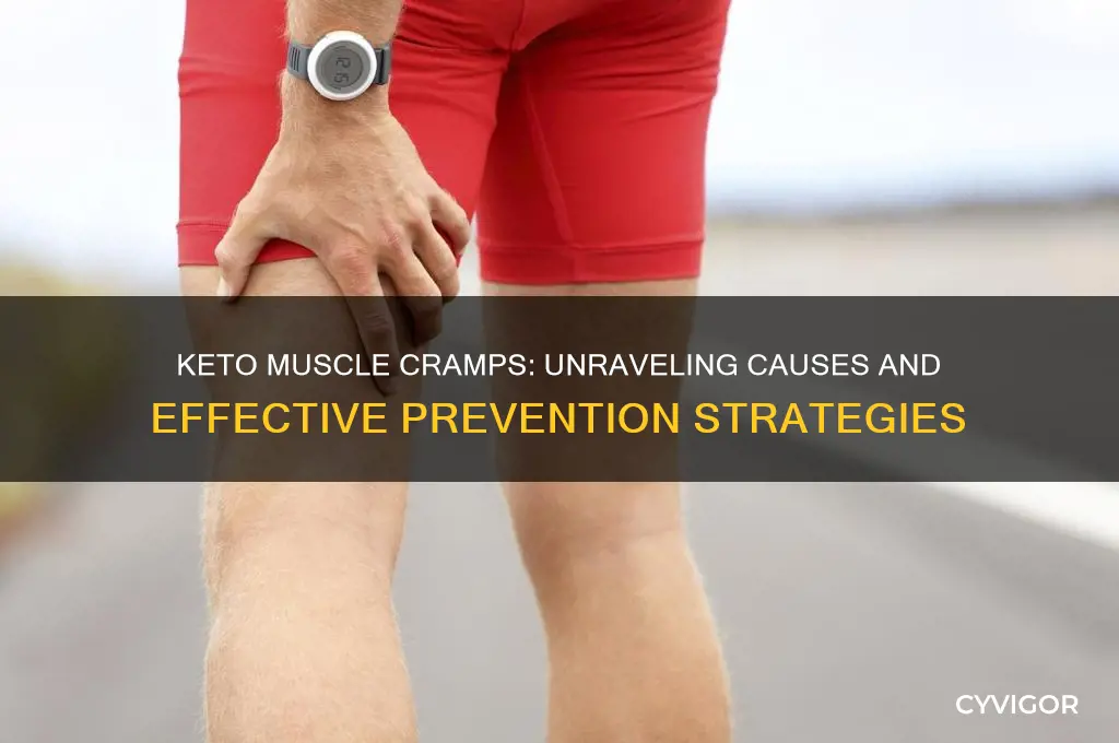 what causes muscle cramps while on keto diet