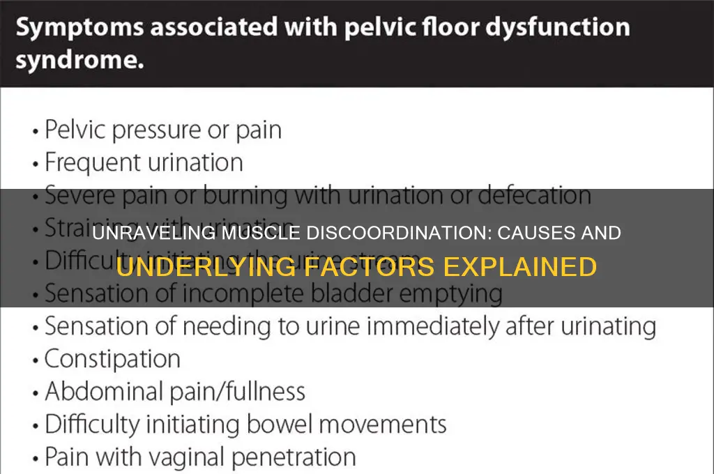 what causes muscle discoordination