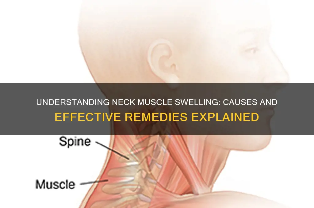 what causes muscle in the neck to swell