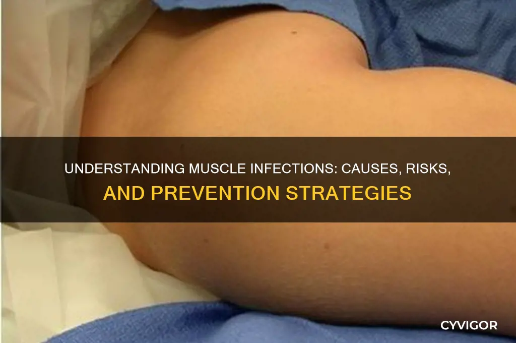 what causes muscle infection