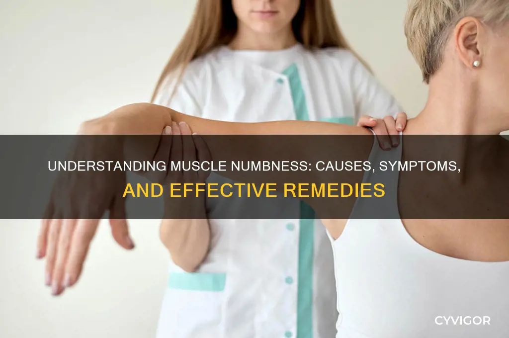 what causes muscle numbness