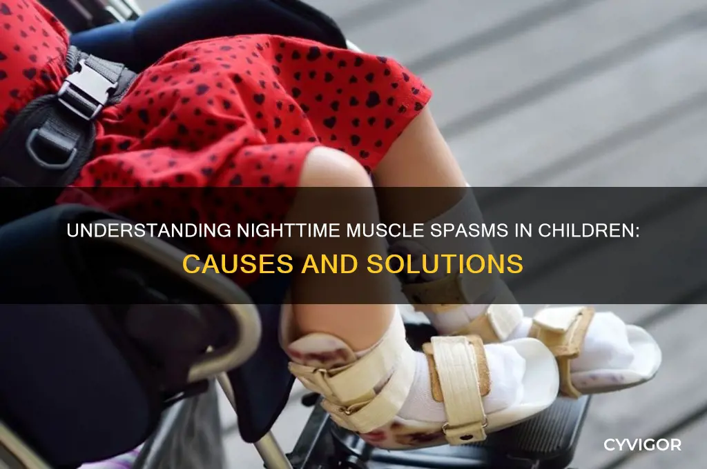 what causes muscle spasms in kids when sleeping