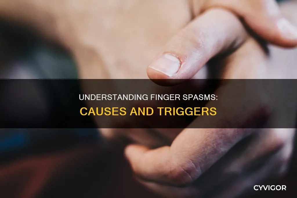 what causes muscle spasms in the fingers