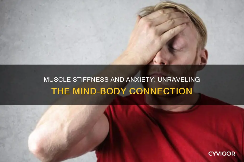 what causes muscle stiffness and anxiety