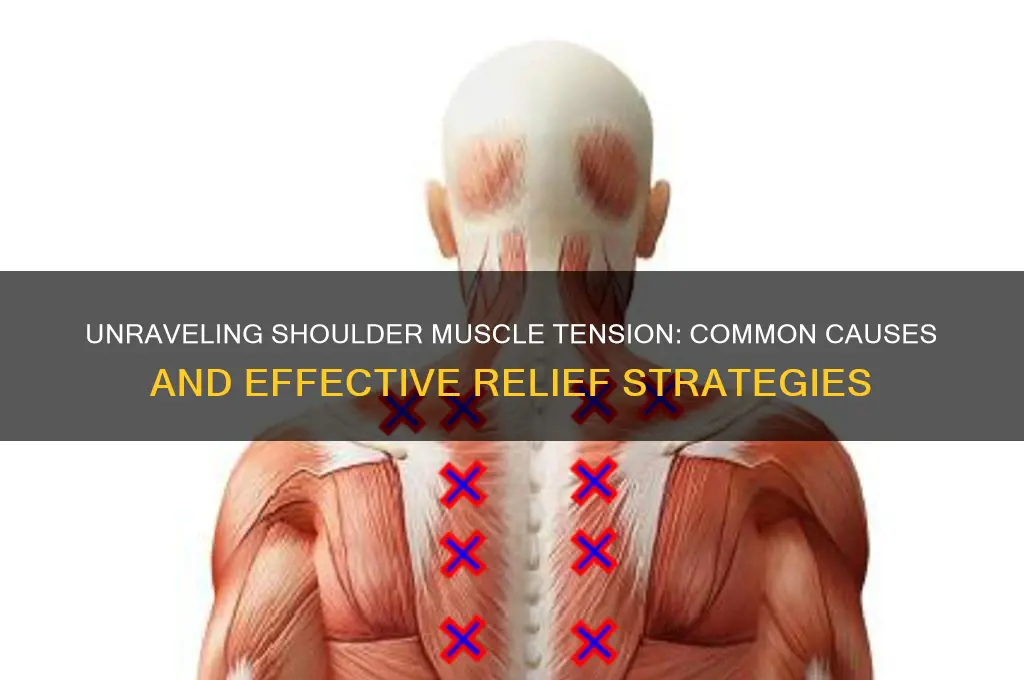 what causes muscle tension in shoulders