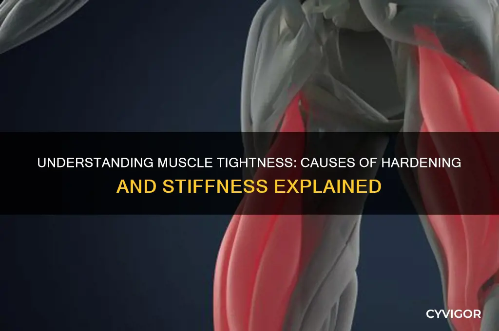 what causes muscle to tighten or harden