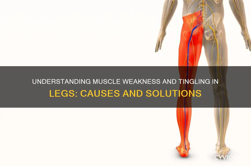 what causes muscle weakness and tingling in legs