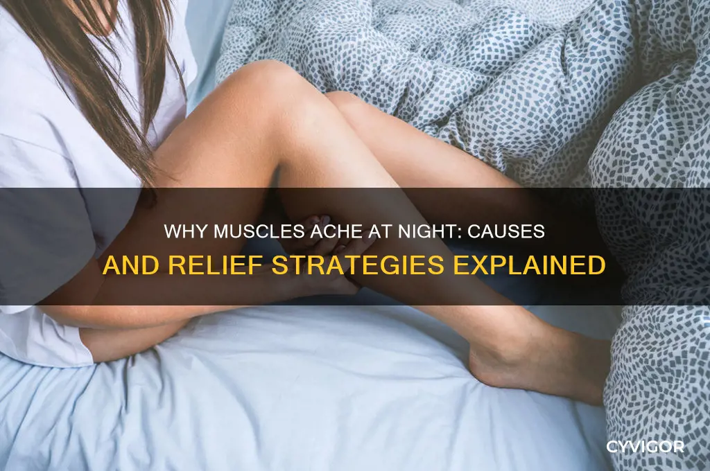 what causes muscles to ache at night