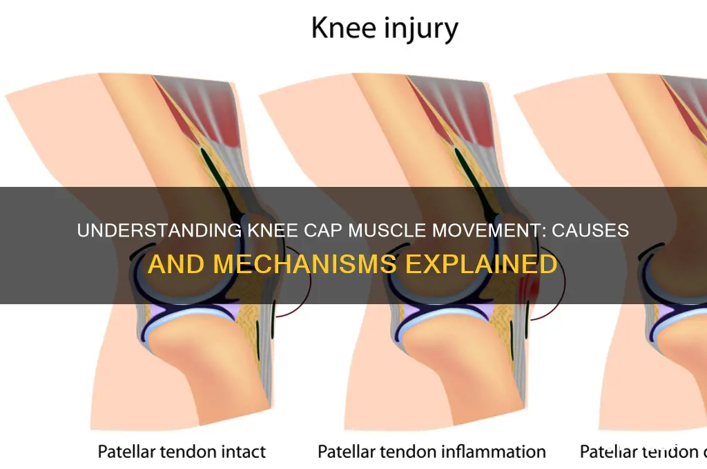 what causes muscles to move around knee cap