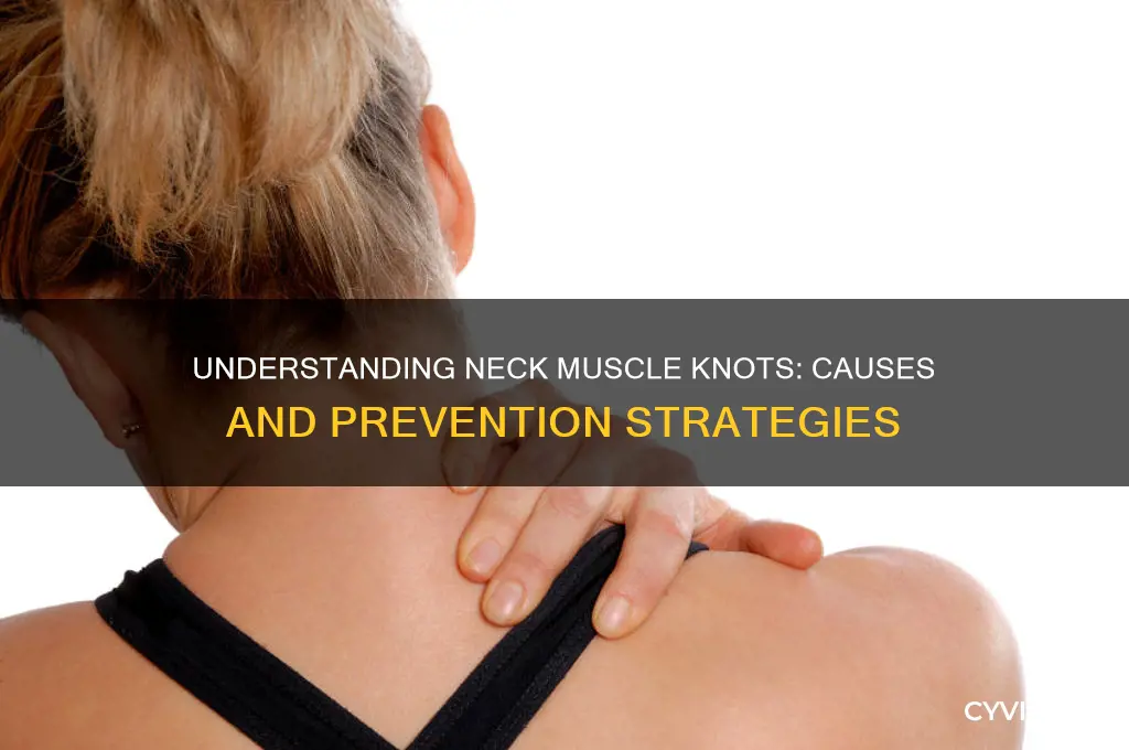 what causes neck muscle knots