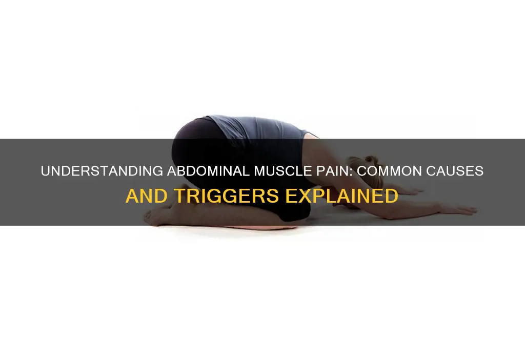 what causes pain in abdominal muscles