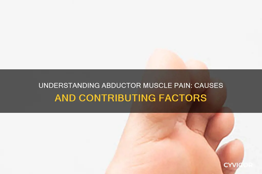 what causes pain in the abductor muscles