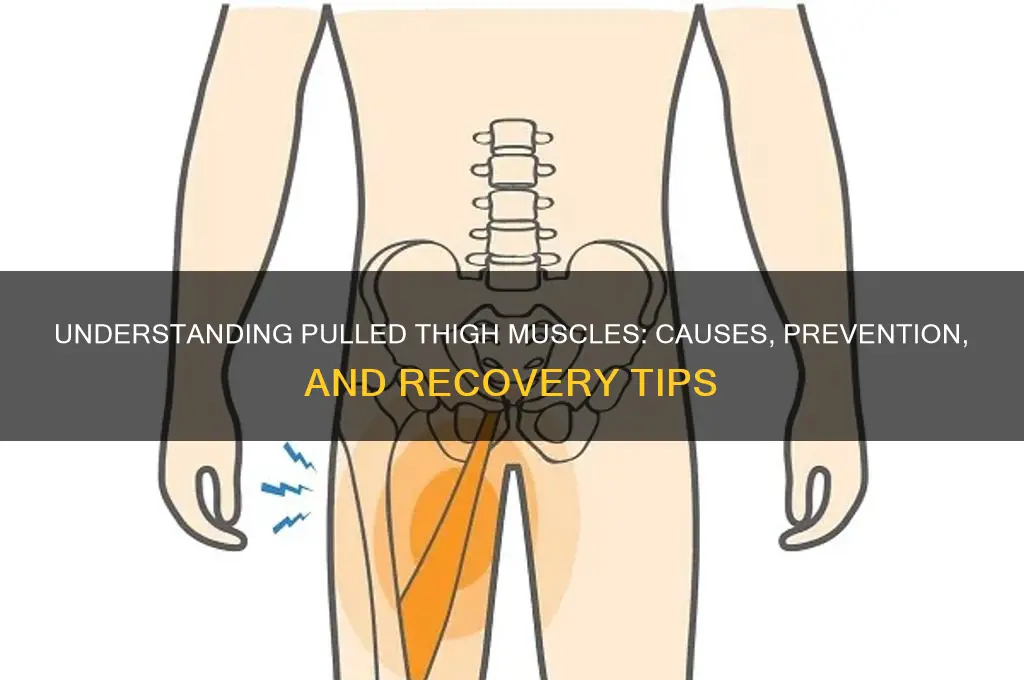 what causes pulled thigh muscles