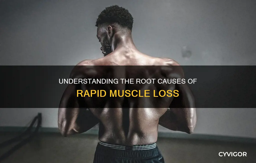 what causes rapid muscle loss