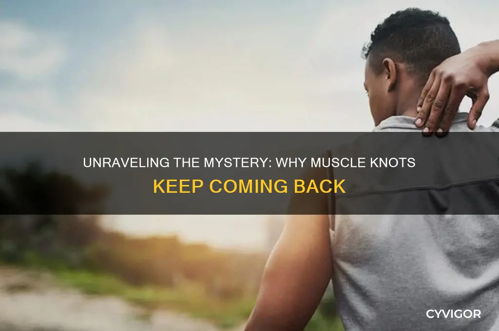 what causes recurring muscle knots