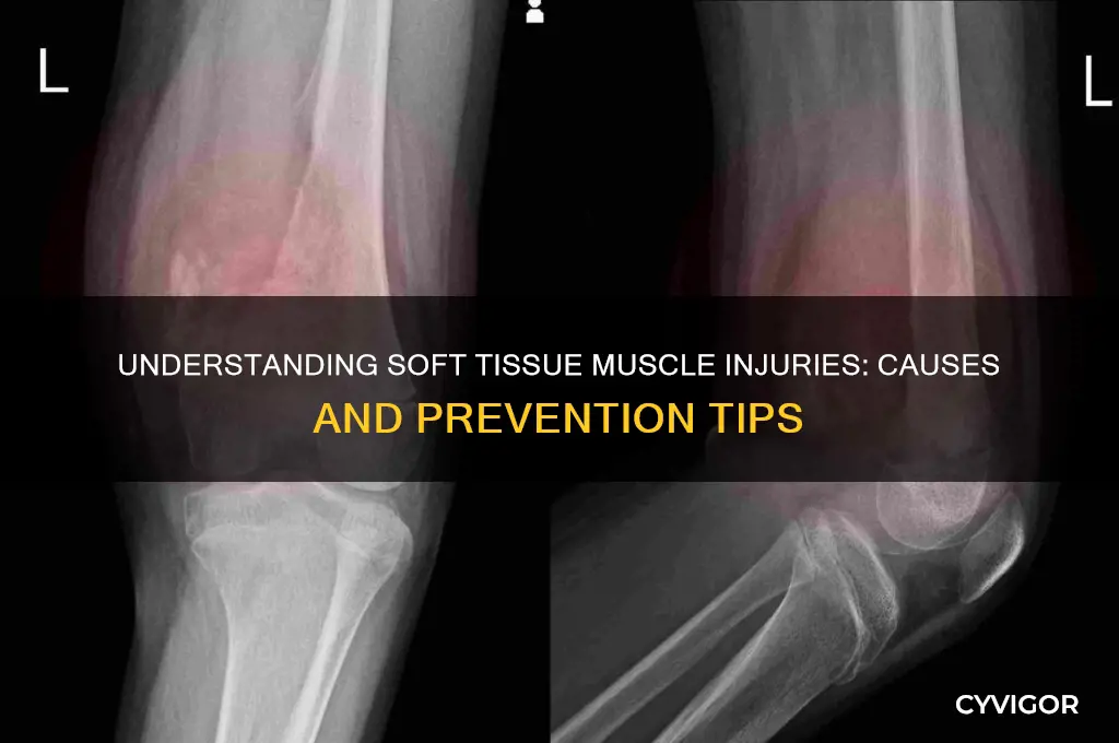 what causes soft tissue muscle injury