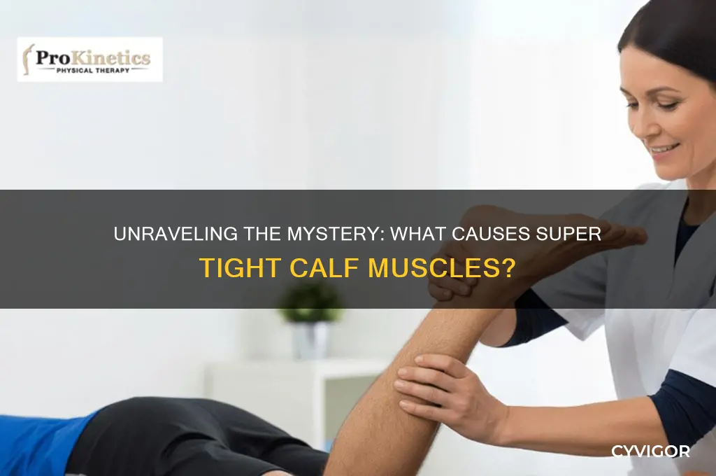 what causes super tight calf muscles