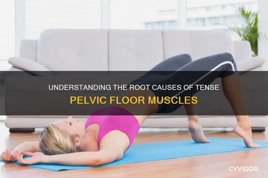 what causes tense pelvic floor muscles