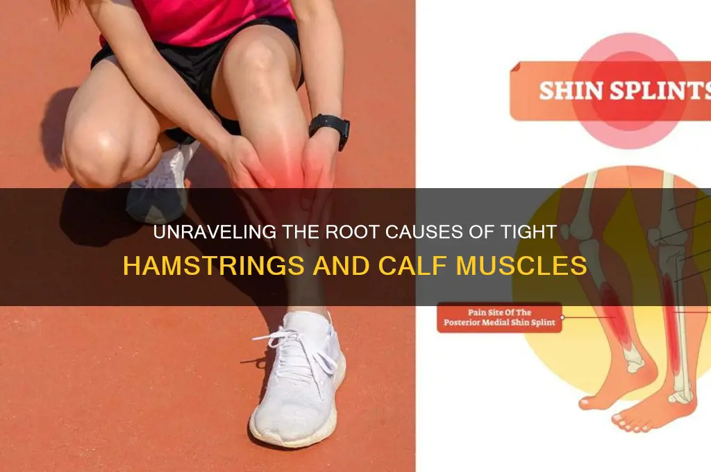 what causes tight hamstrings and calf muscles