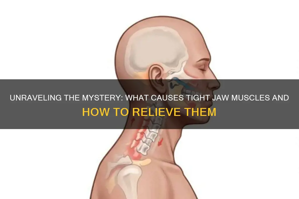 what causes tight jaw muscles
