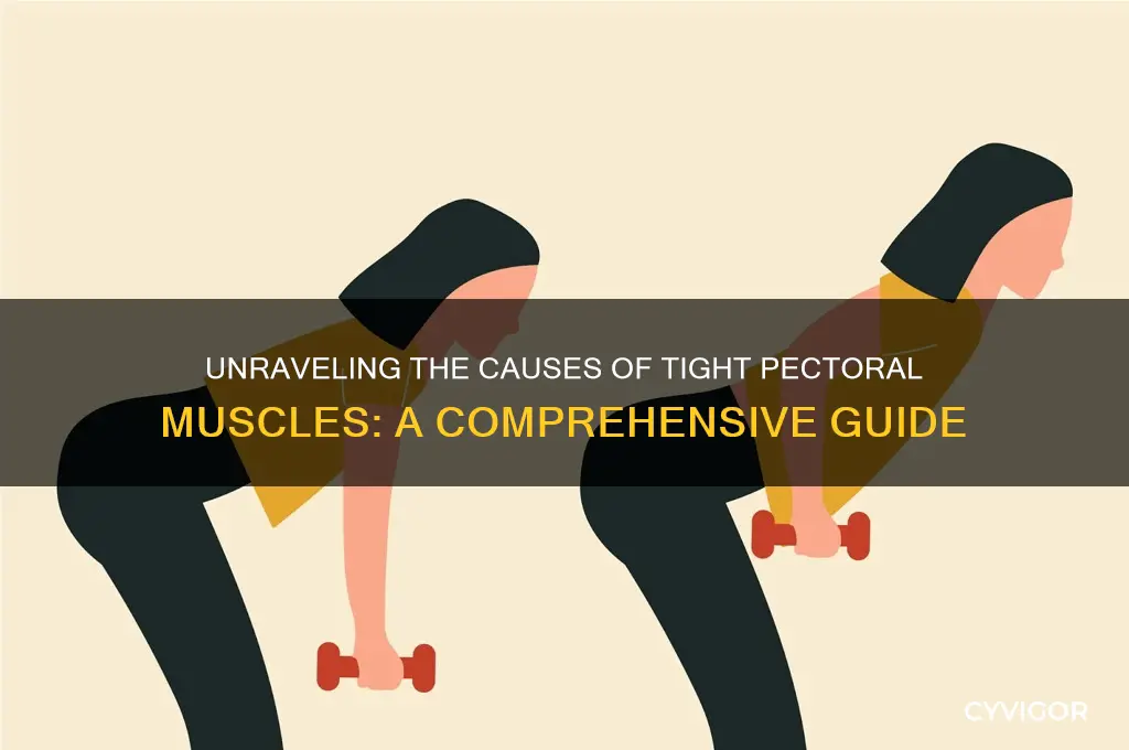 what causes tight pectoral muscles