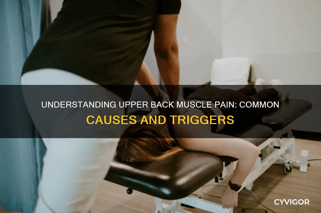what causes upper back muscle pain
