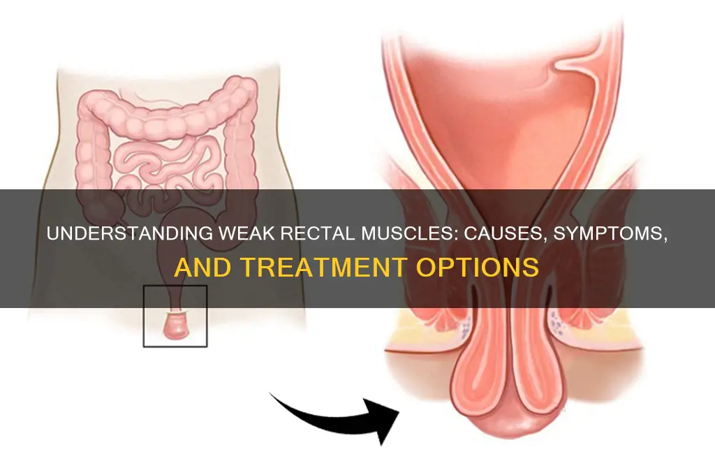 what causes weak rectal muscles