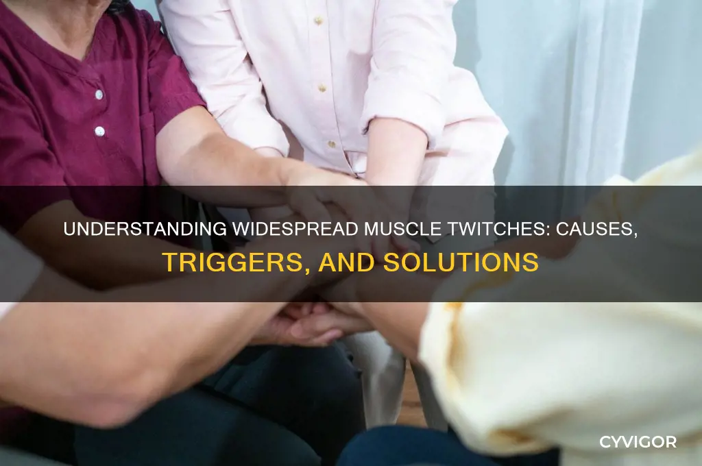 what causes widespread muscle twitches