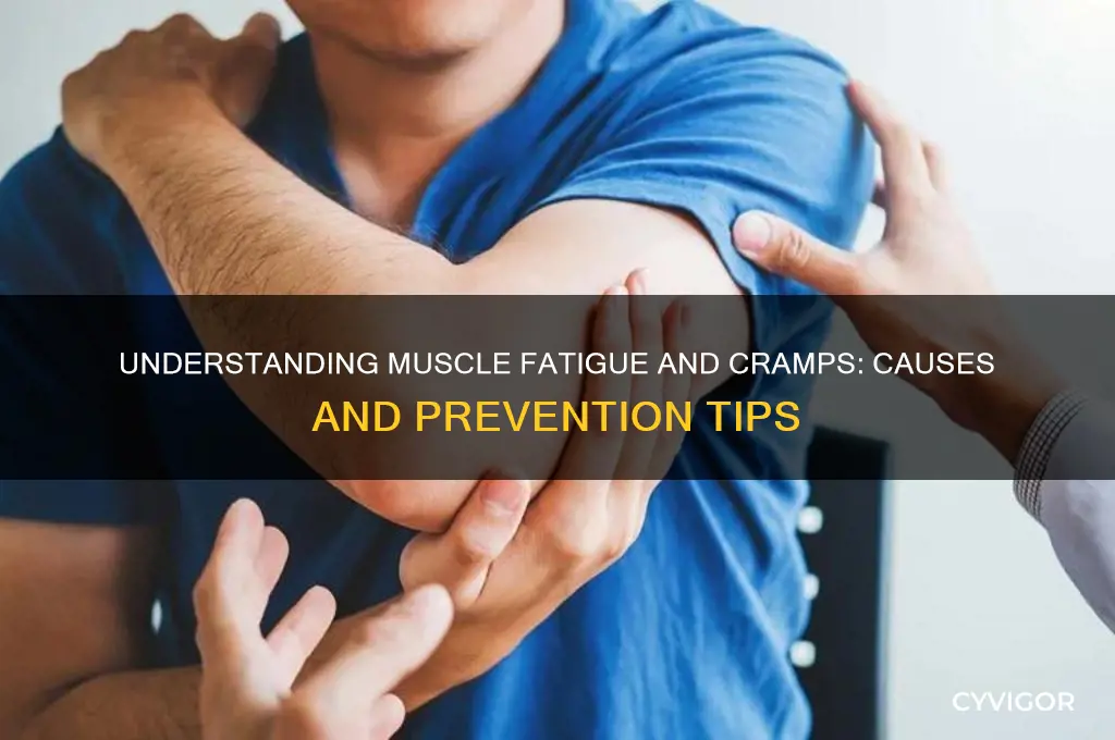 what causes your muscles to become fatigue and cramp