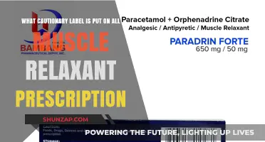 Muscle Relaxants: Understanding the Mandatory Cautionary Label on Prescriptions