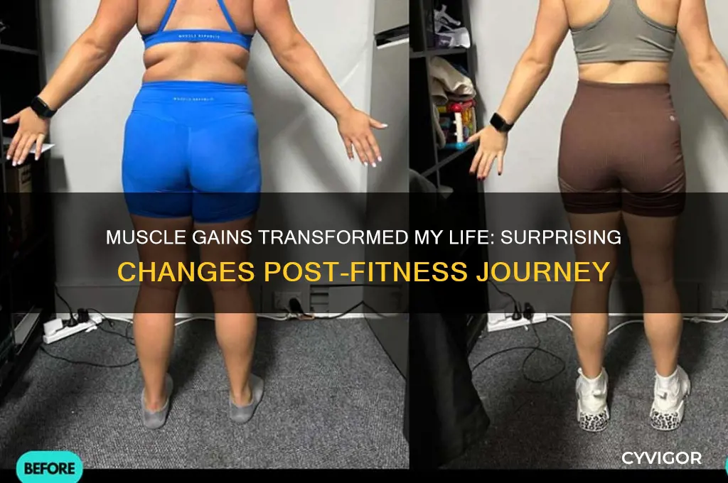 what changed after you gained some muscle