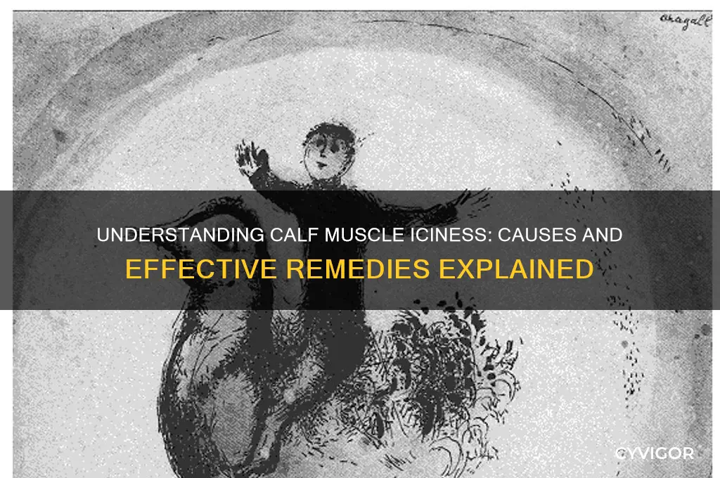 what could cause iciness in calf muscles
