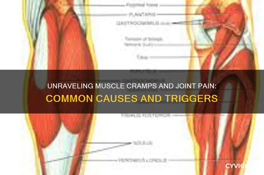 what could cause muscle cramps and joint pain