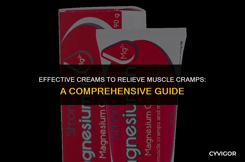 what cream is good for muscle cramps