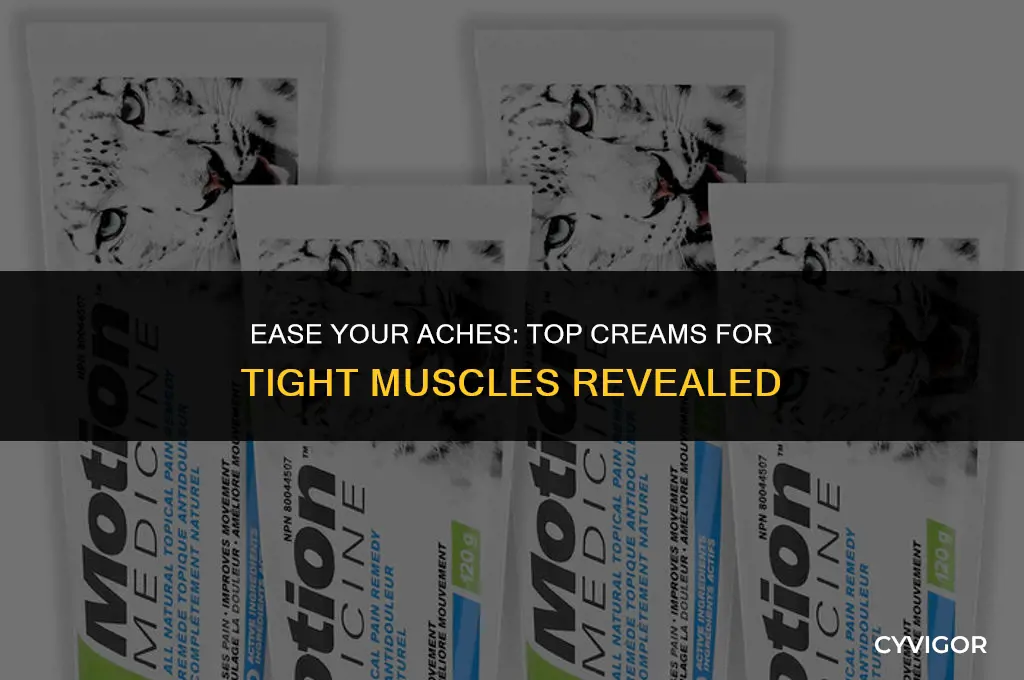 what cream is good for tight muscles