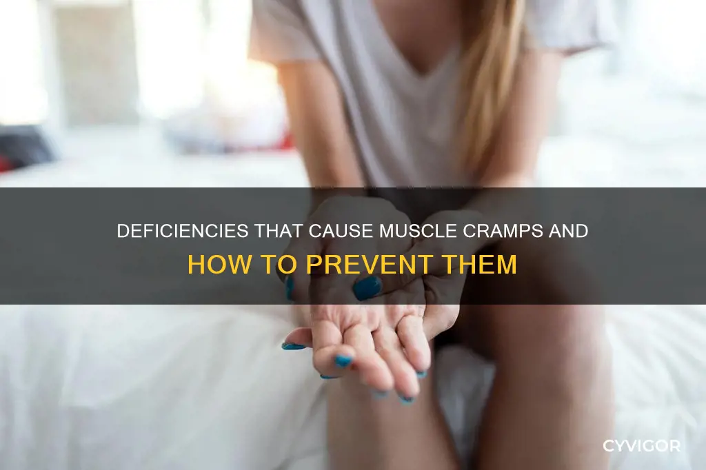 what deficiency causes cramps